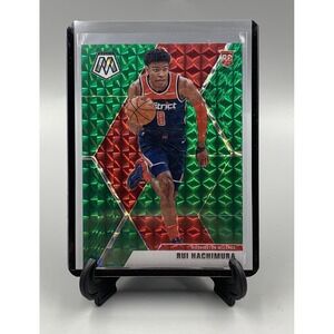 2019 Panini Green Mosaic Prizm Rui Hachimura Rookie RC #231, Washington Wizards!